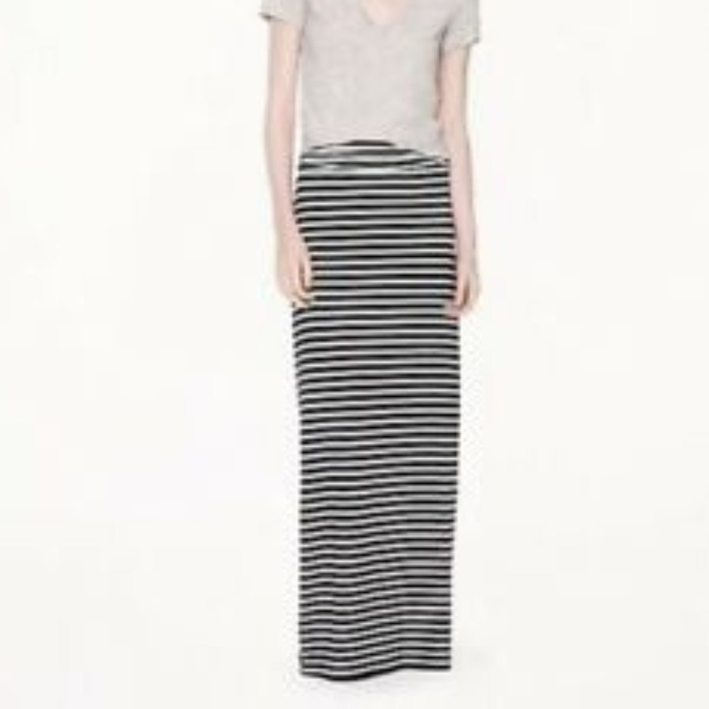 J.Crew Striped Maxi Skirt Full Length
